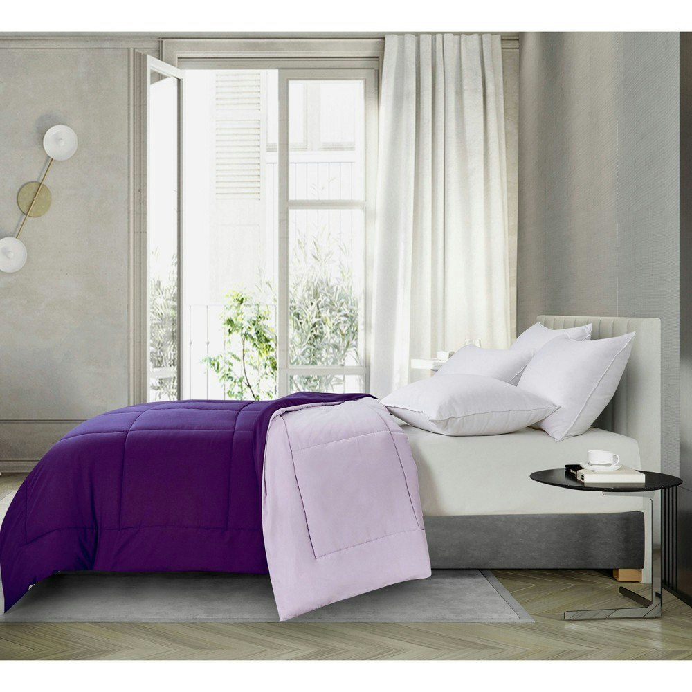 Blue Ridge Home Fashions King Reversible Microfiber Down Alternative Comforter: $45.99