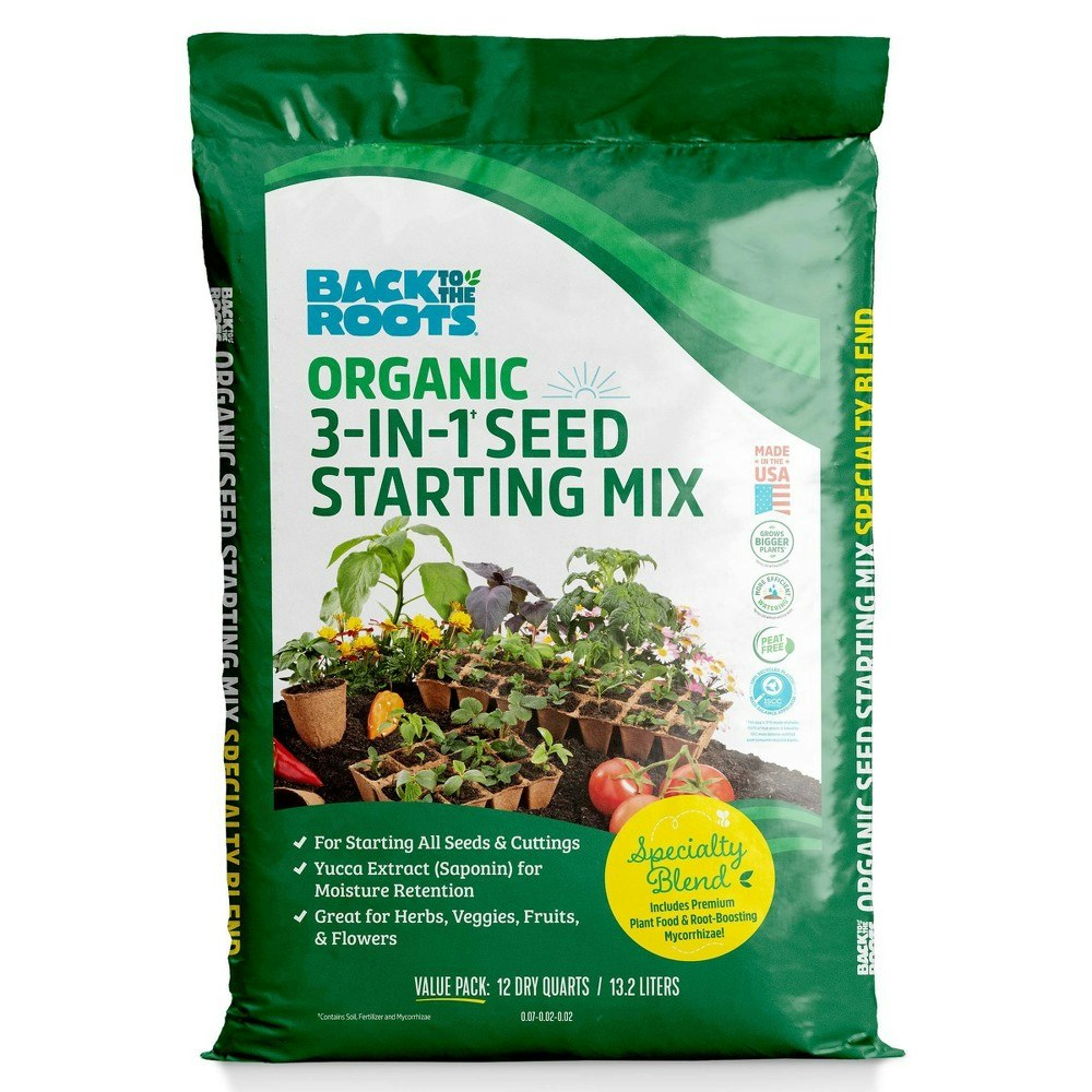 Back to the Roots 12-Quart Organic Seed Starting Mix: $7.99 Back to the Roots 12-Quart Organic Seed Starting Mix: $7.99