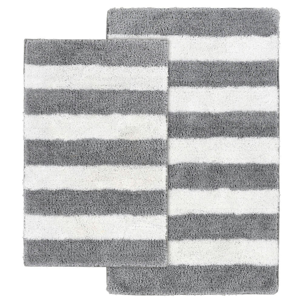 Garland Rug Striped Washable Bathroom Rug 2-Piece Set: $26.99 Garland Rug Striped Washable Bathroom Rug 2-Piece Set: $26.99