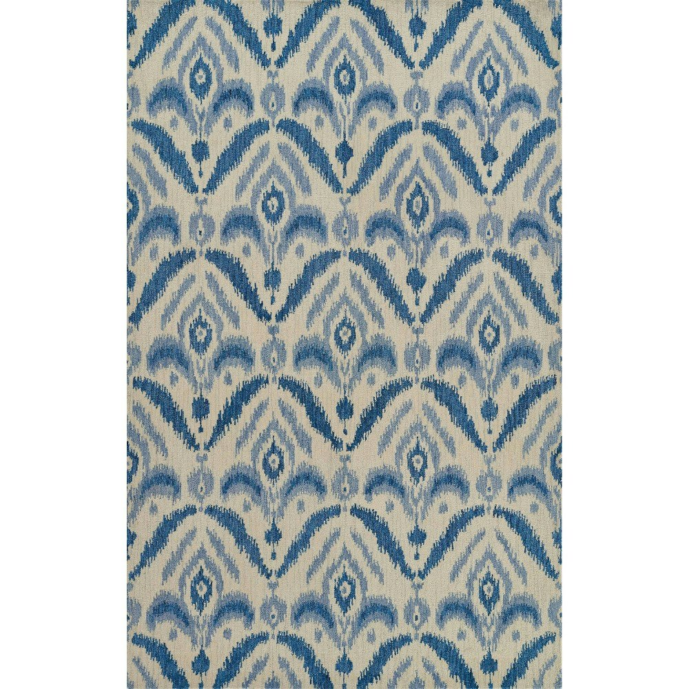 Momeni Leiden Ikat Elisha 2.5' x 8' Hand-Tufted Wool Runner Rug: $399.99