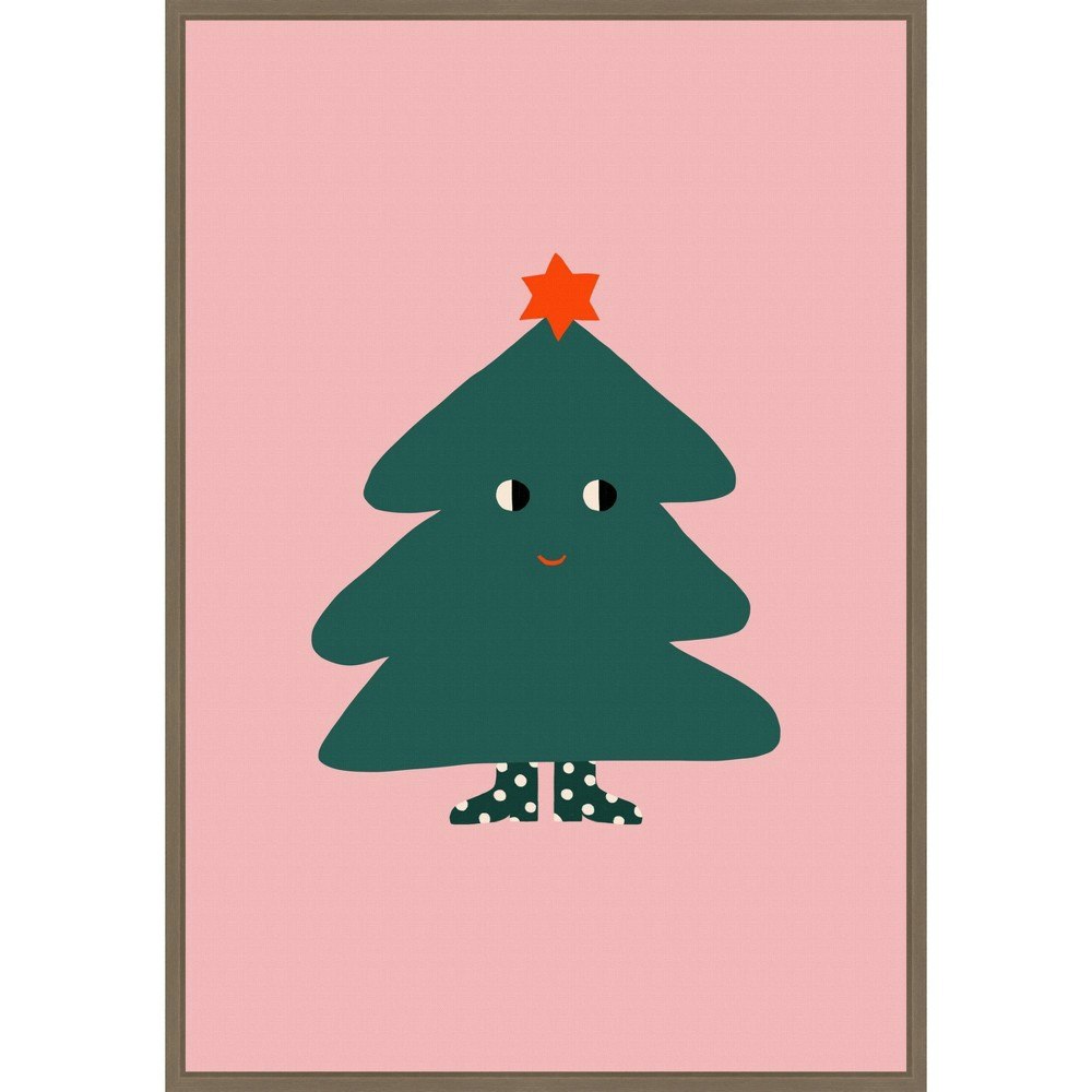 Amanti Art 23"x33" Christmas Tree Framed Canvas Wall Art: $111.99 Amanti Art 23"x33" Christmas Tree Framed Canvas Wall Art: $111.99