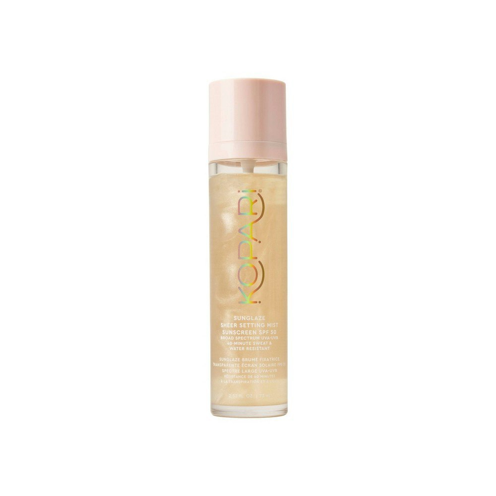 Kopari Sunglaze Sheer Setting Mist SPF 50 2.53-oz.: $34 Kopari Sunglaze Sheer Setting Mist SPF 50 2.53-oz.: $34