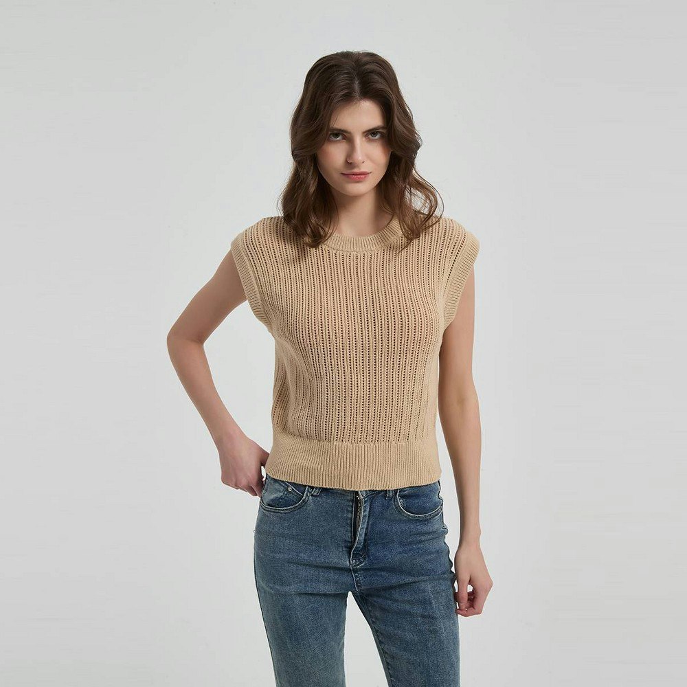 Universal Thread Women's Open Stitch Vest: $32 Universal Thread Women's Open Stitch Vest: $32