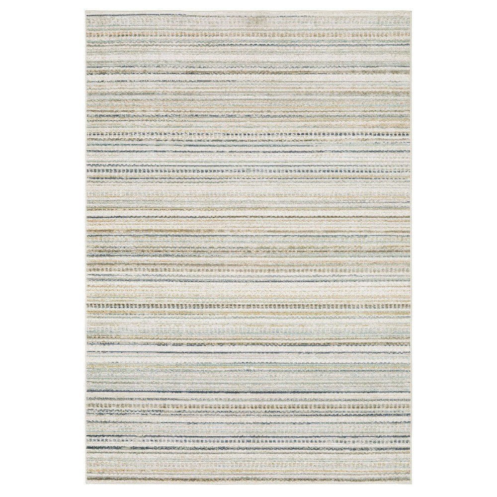 Captiv8e Designs 7'10"x10'10" Clara Geometric Striped Area Rug: $299.99 Captiv8e Designs 7'10"x10'10" Clara Geometric Striped Area Rug: $299.99