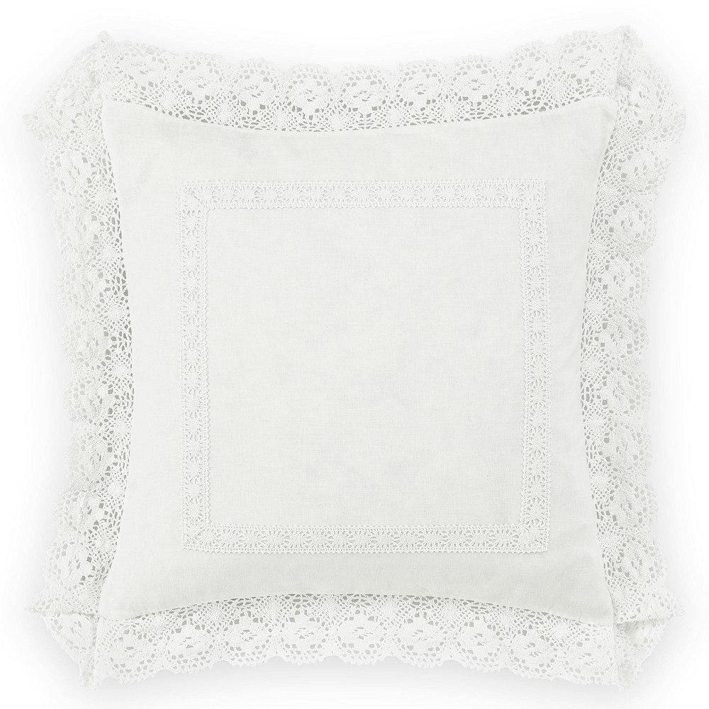 Laura Ashley 18"x18" Annabella Decorative Throw Pillow: $35.99