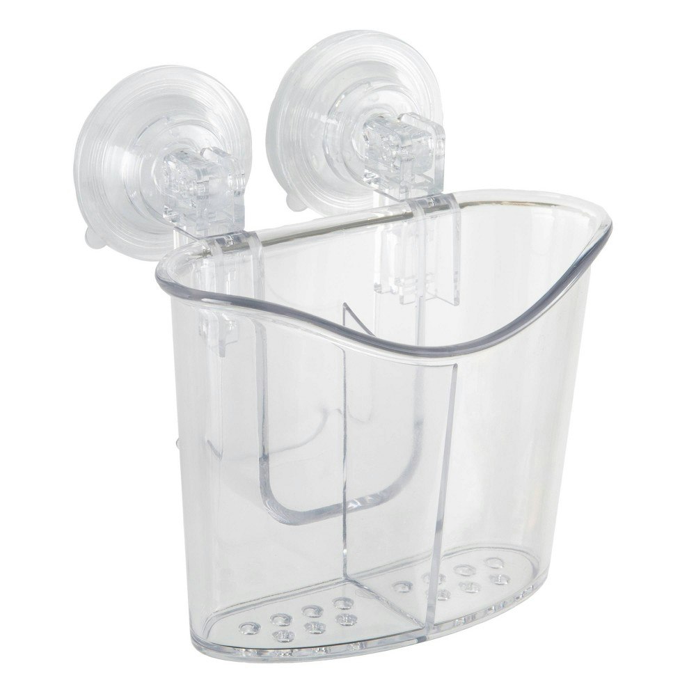 Clear Power Lock 2-Compartment Suction Shower Caddy: $12.99 Clear Power Lock 2-Compartment Suction Shower Caddy: $12.99