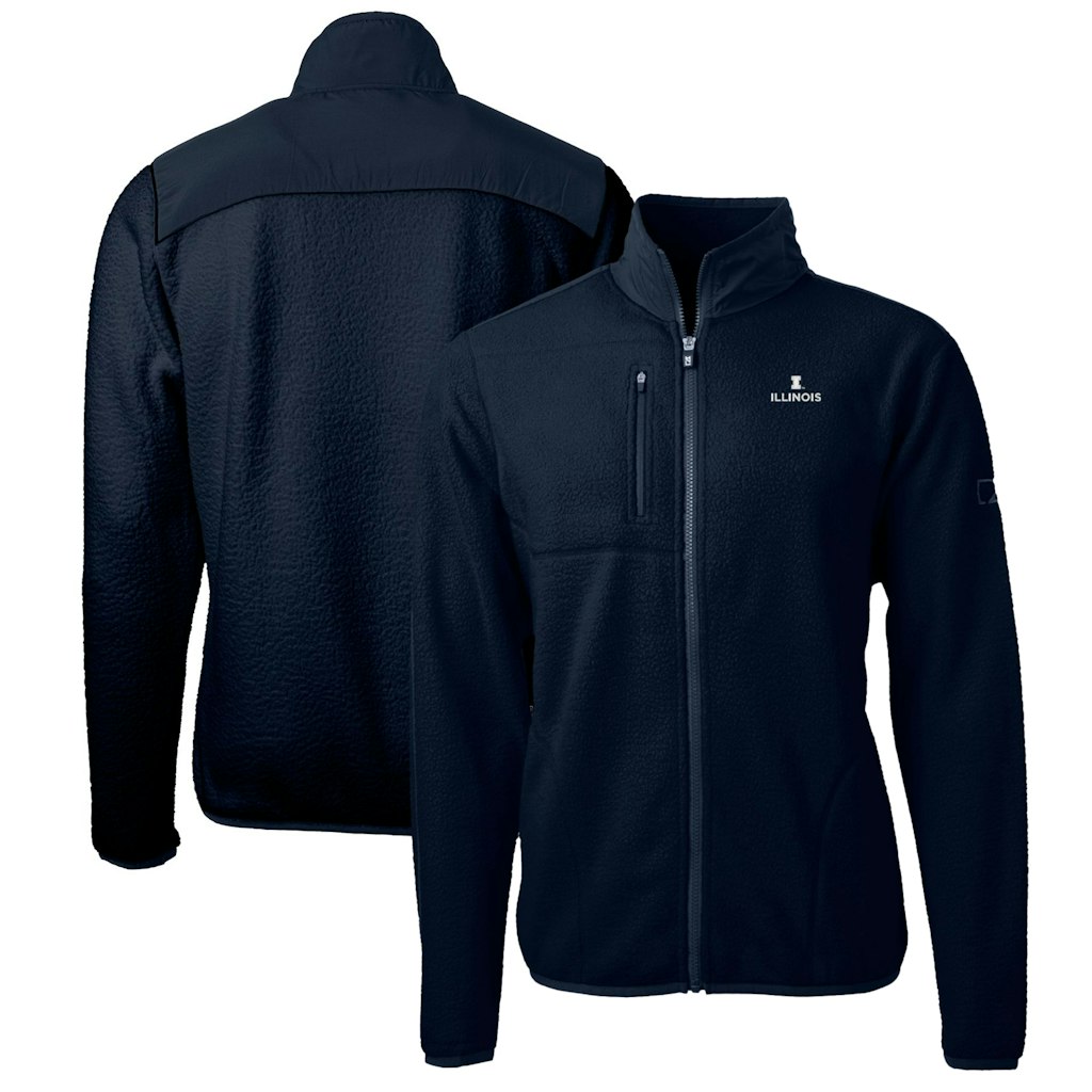 Cutter & Buck Illinois Fighting Illini Big & Tall Cascade Eco Sherpa Fleece Jacket: $149.99