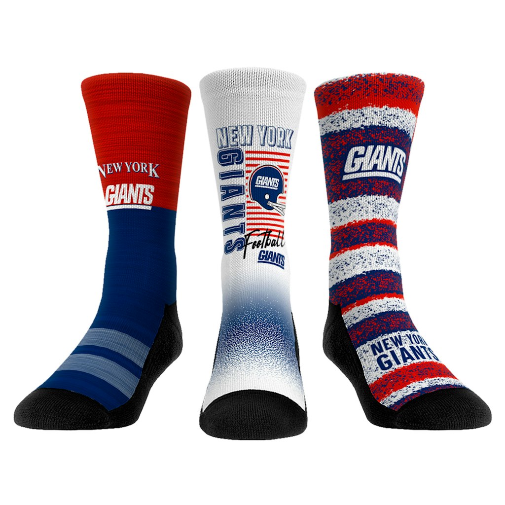 New York Giants Youth Throwback Crew Socks 3-Pack: $64.99 New York Giants Youth Throwback Crew Socks 3-Pack: $64.99