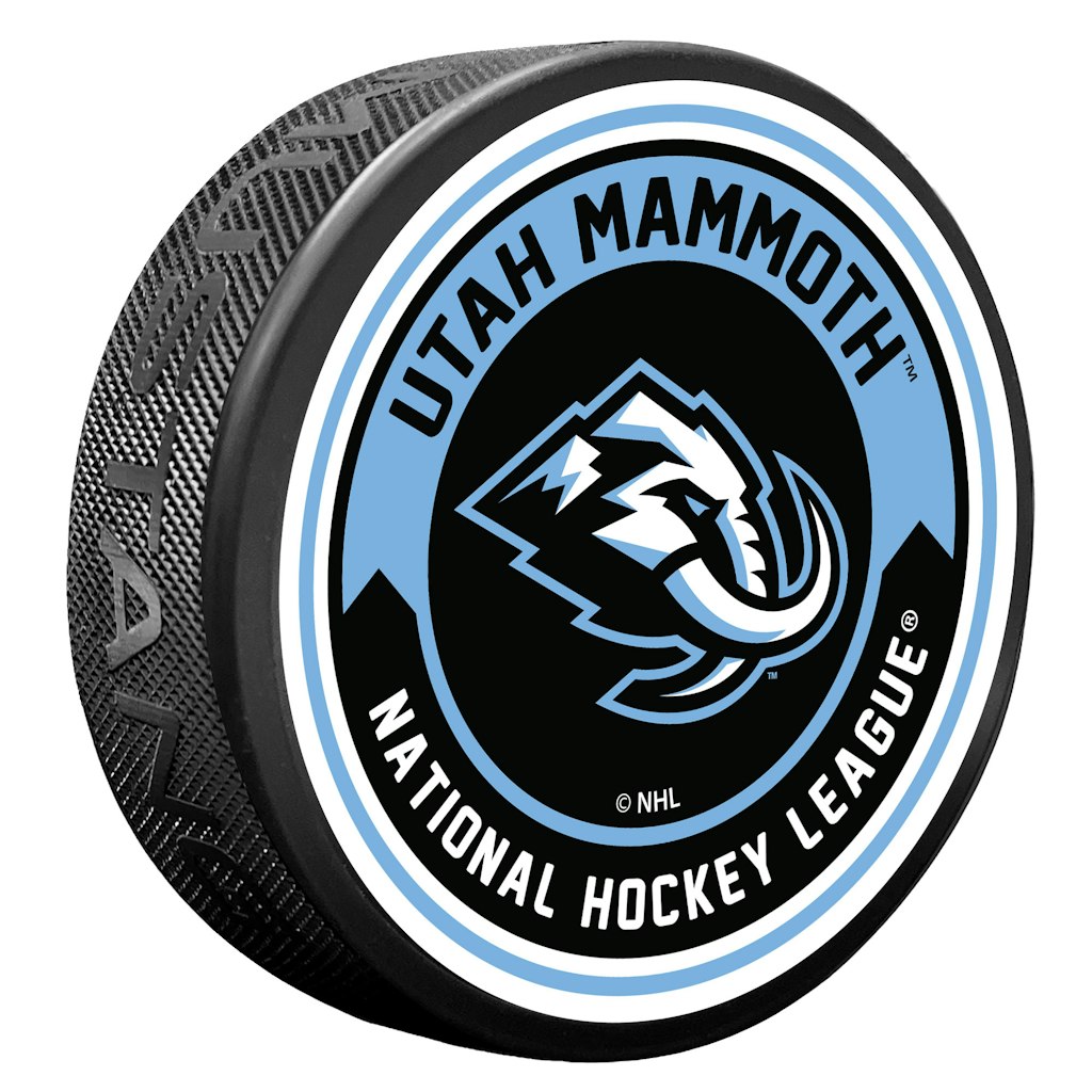 Utah Mammoth Arrow Hockey Puck: $24.99