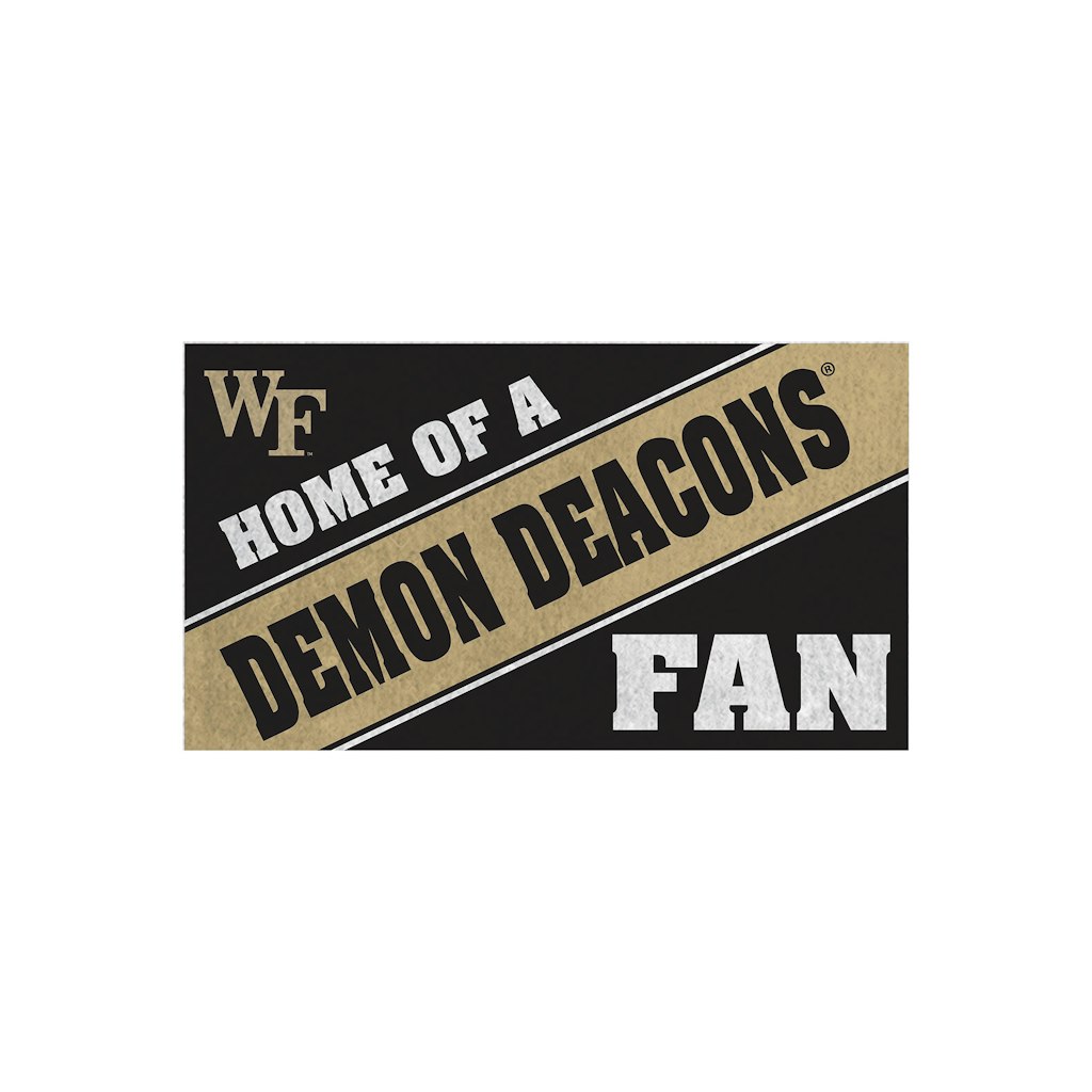Wake Forest Demon Deacons 16" x 28" Logo Turf Mat: $41.99 Wake Forest Demon Deacons 16" x 28" Logo Turf Mat: $41.99
