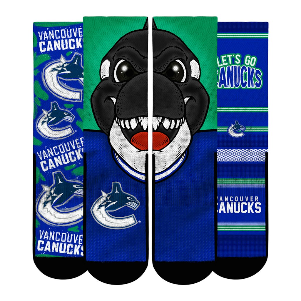 Vancouver Canucks Fan Favorites Youth Crew Socks 3-Pack: $54.99 Vancouver Canucks Fan Favorites Youth Crew Socks 3-Pack: $54.99