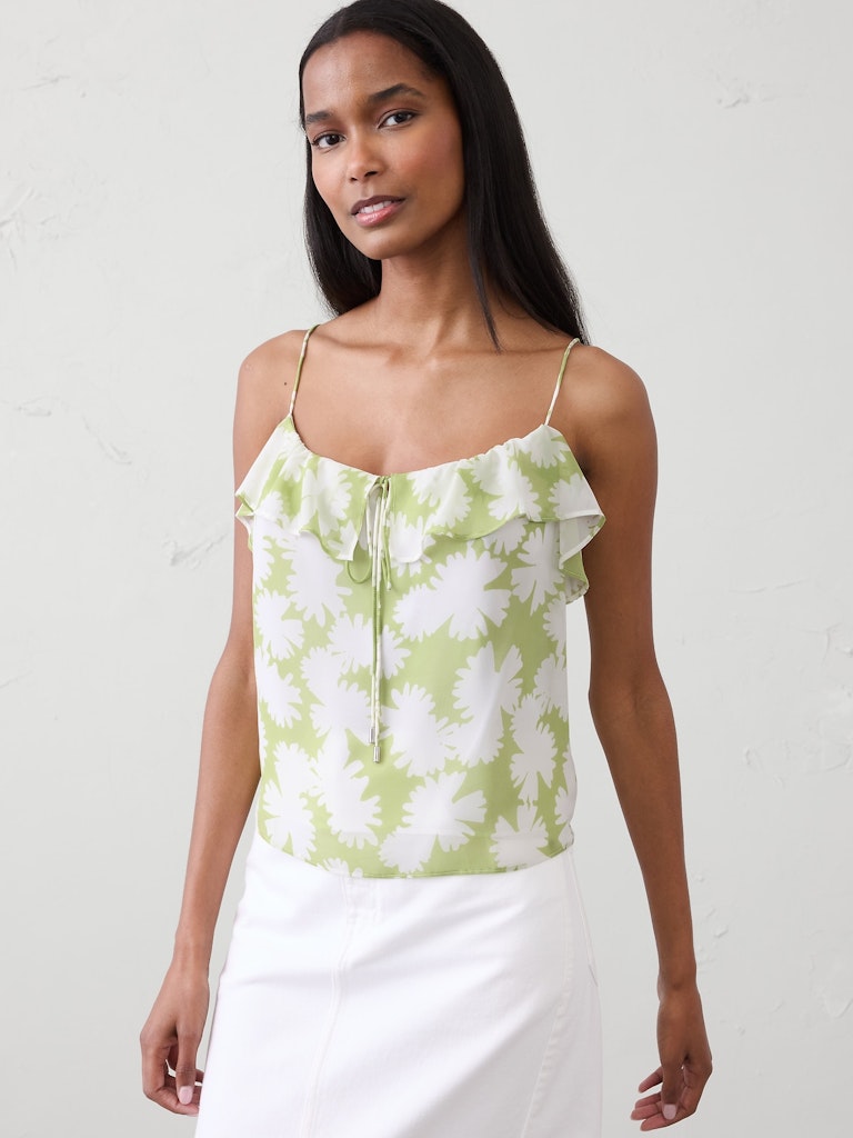Ruffled Cami: $21 Ruffled Cami: $21