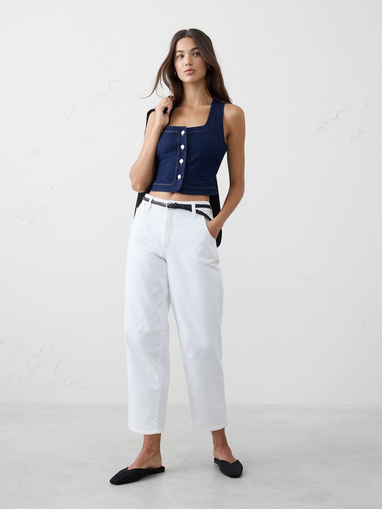 Denim Buttoned Top: $49.97 Denim Buttoned Top: $49.97