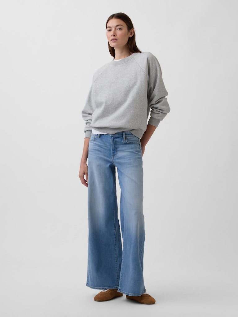 Mid Rise Wide-Leg Jeans: $31.99 Mid Rise Wide-Leg Jeans: $31.99