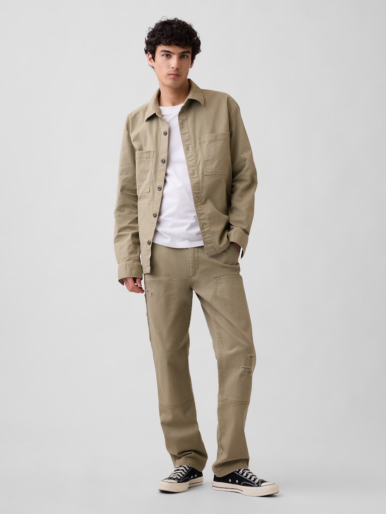 Distressed Straight Carpenter Jeans: $31.99 Distressed Straight Carpenter Jeans: $31.99