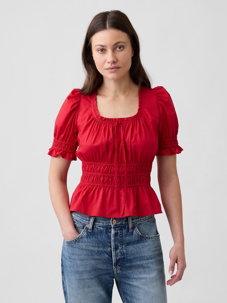 Smocked Puff Sleeve Top: $19.99 Smocked Puff Sleeve Top: $19.99