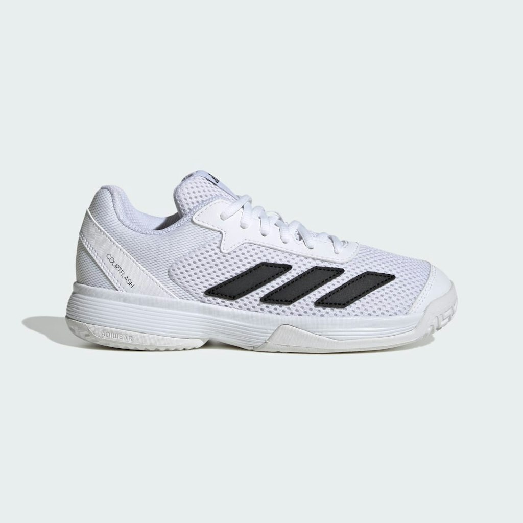 Adidas Courtflash Kids Tennis Shoes: $55 Adidas Courtflash Kids Tennis Shoes: $55