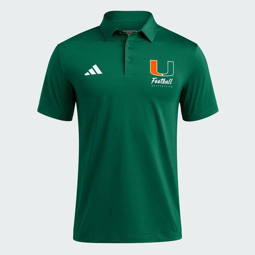 Miami Hurricanes Ultimate365 Solid Polo Shirt: $80