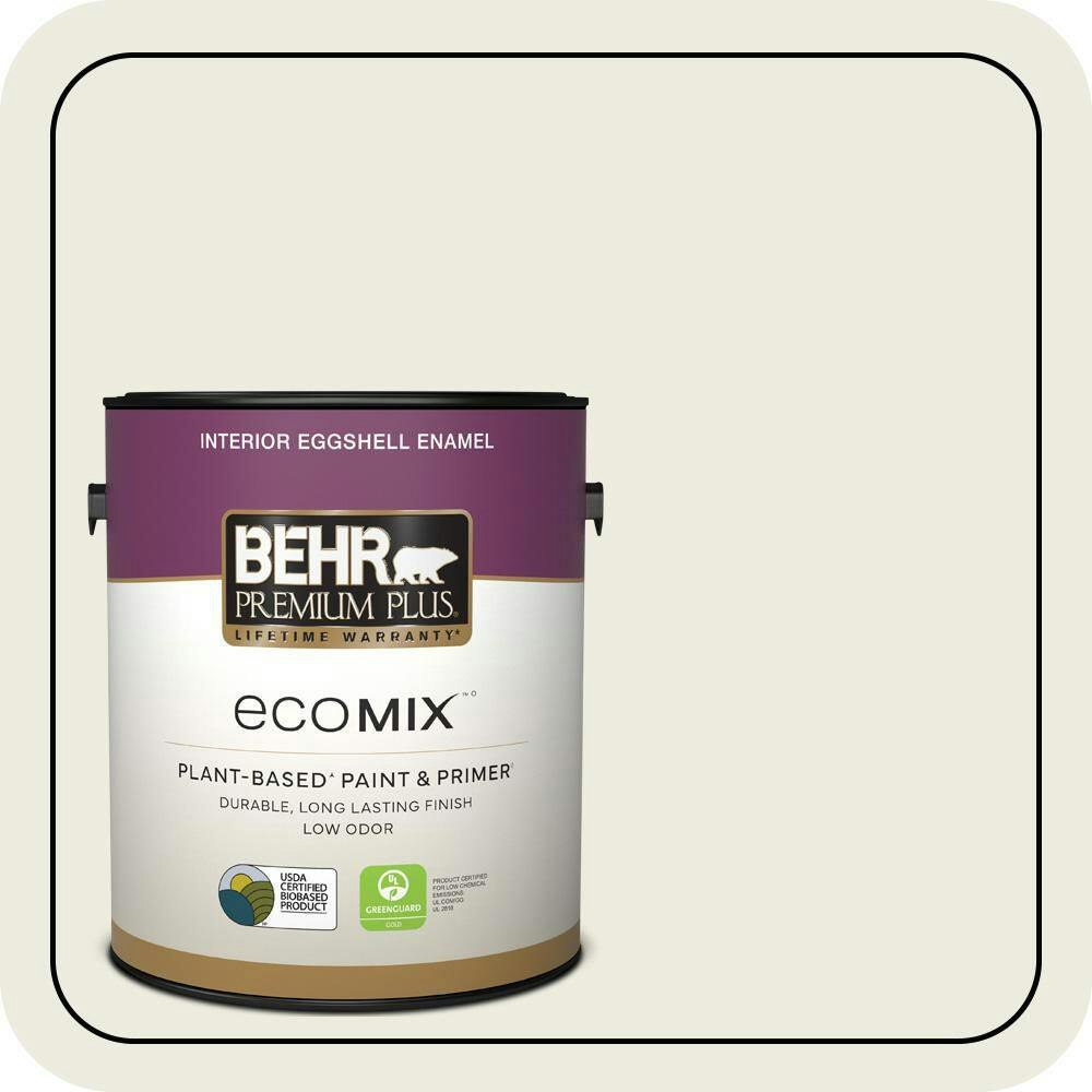 Silver Leaf Eggshell Interior Paint and Primer 1-Gallon: $41.98 Silver Leaf Eggshell Interior Paint and Primer 1-Gallon: $41.98