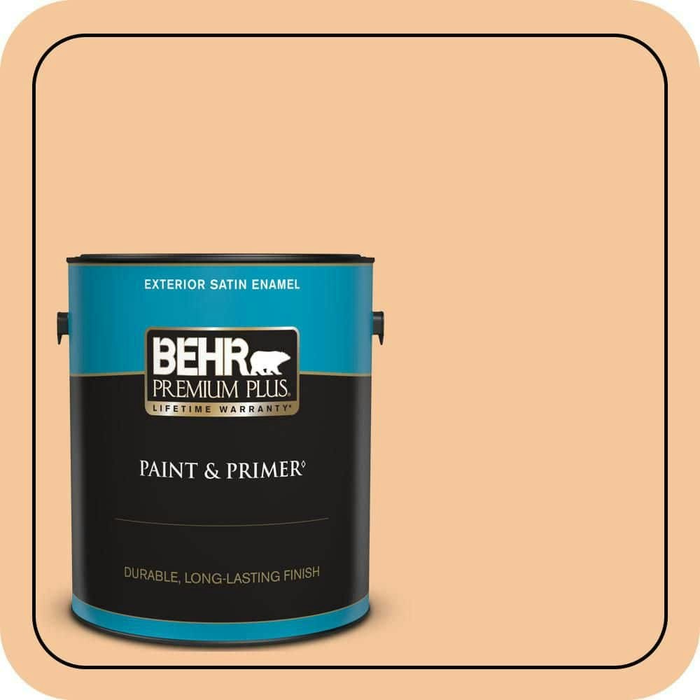Behr Cactus Blooms Satin Enamel Exterior Paint and Primer 1-Gallon: $49.98
