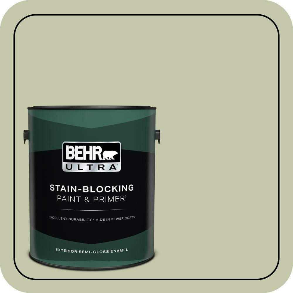 Behr Desert Hotsprings Semi-Gloss Exterior Enamel Paint and Primer 1-Gallon: $61.98