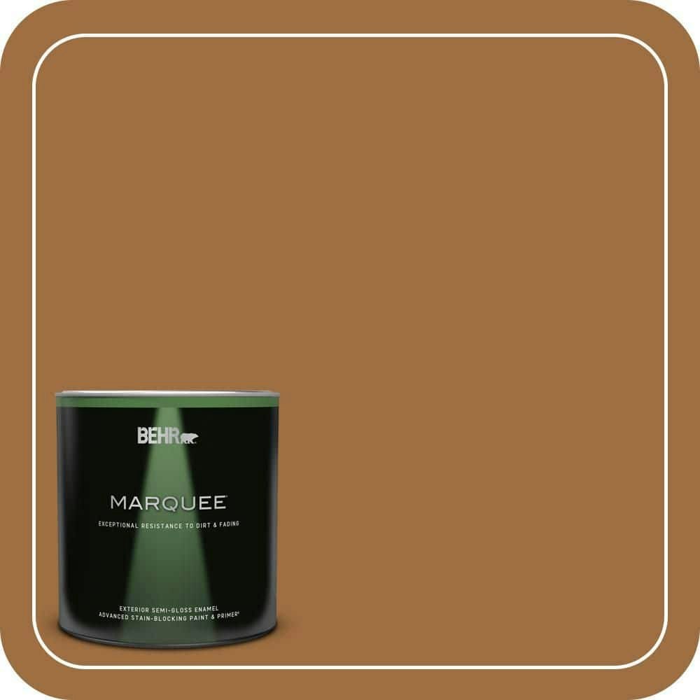 Desert Clay Semi-Gloss Enamel Exterior Paint and Primer 1-Quart Can: $35.98