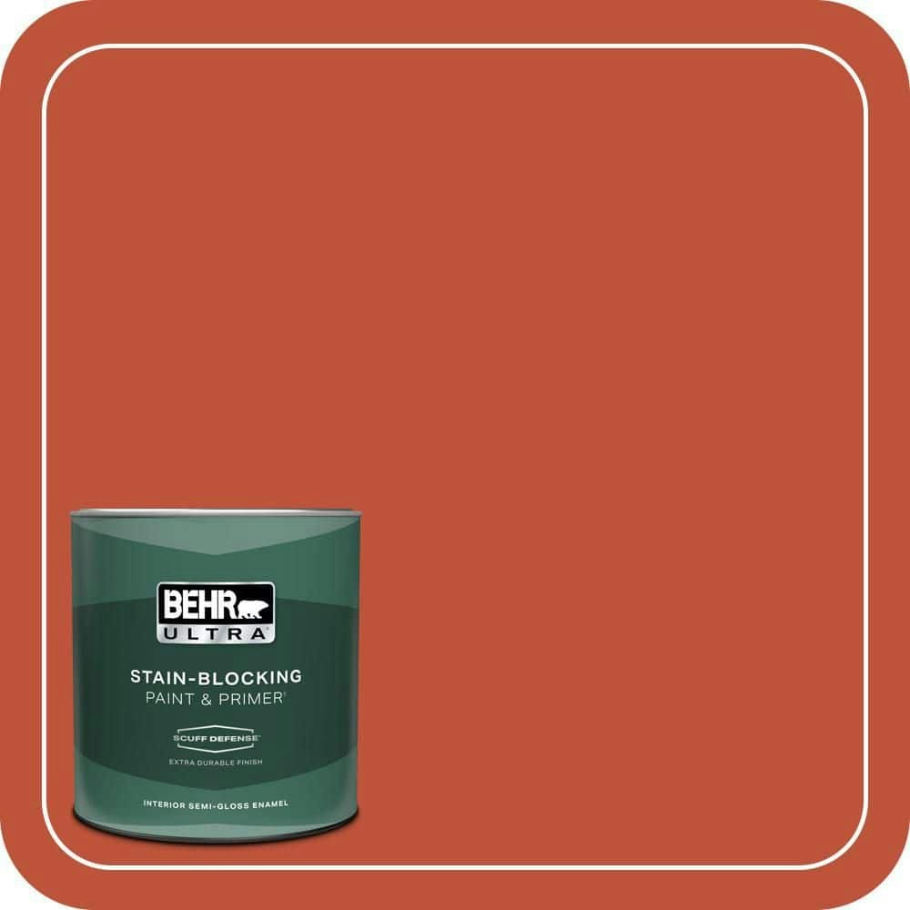Glowing Firelight 1-Quart Semi-Gloss Interior Enamel Paint and Primer: $24.98