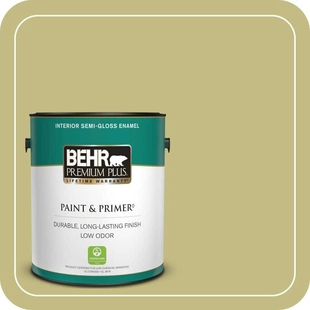Gnome Green Semi-Gloss Interior Paint and Primer 1-Gallon: $43.98 Gnome Green Semi-Gloss Interior Paint and Primer 1-Gallon: $43.98
