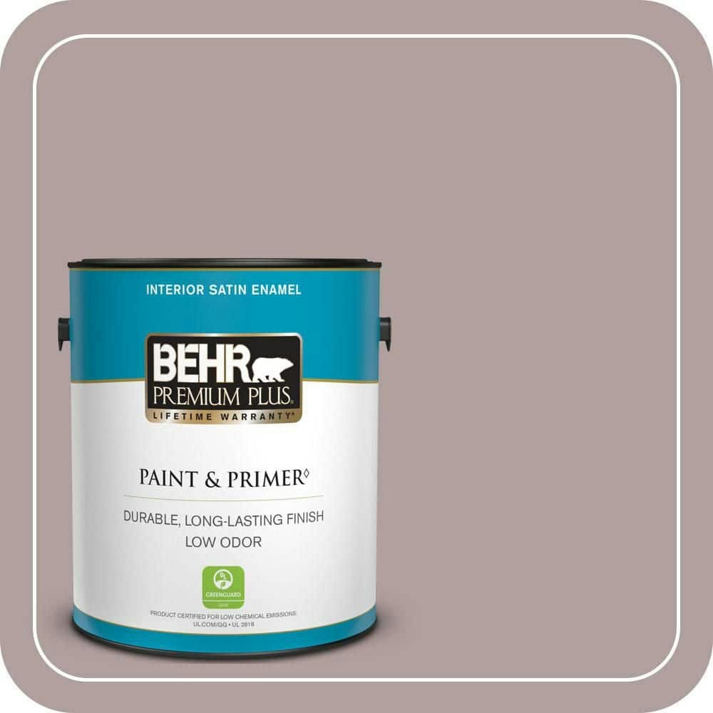 Home Decorators Collection Violet Vista Satin Enamel Interior Paint & Primer 1-Gallon: $40.98 Home Decorators Collection Violet Vista Satin Enamel Interior Paint & Primer 1-Gallon: $40.98