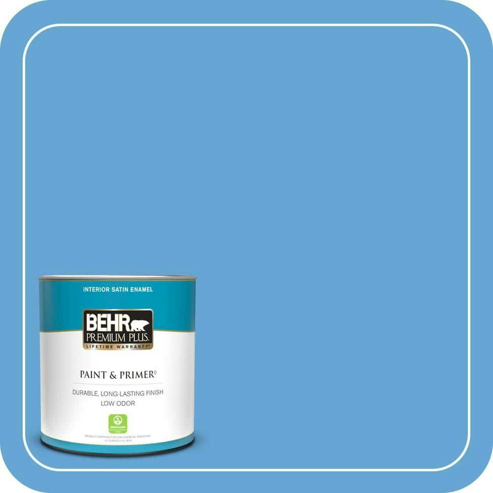 Ocean Tropic Satin Enamel Interior Paint and Primer 1-Quart: $19.48 Ocean Tropic Satin Enamel Interior Paint and Primer 1-Quart: $19.48