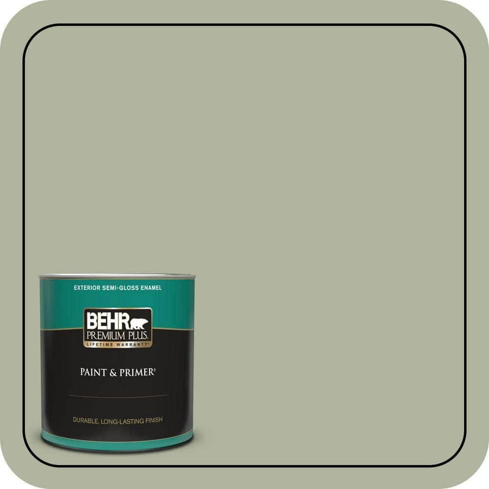 1-Quart Semi-Gloss Exterior Enamel Paint and Primer: $25.98