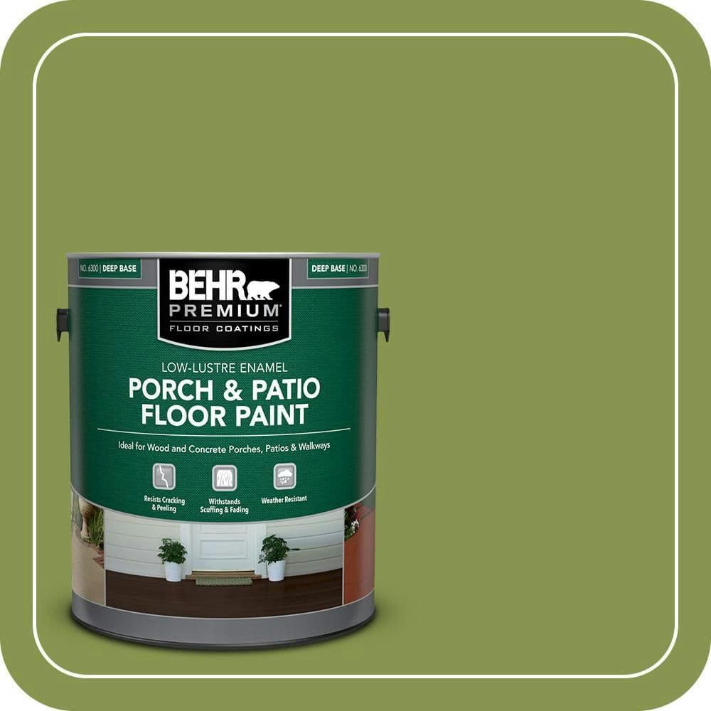 Behr Bold Avocado 1-Gallon Low-Lustre Porch and Patio Floor Paint: $39.98