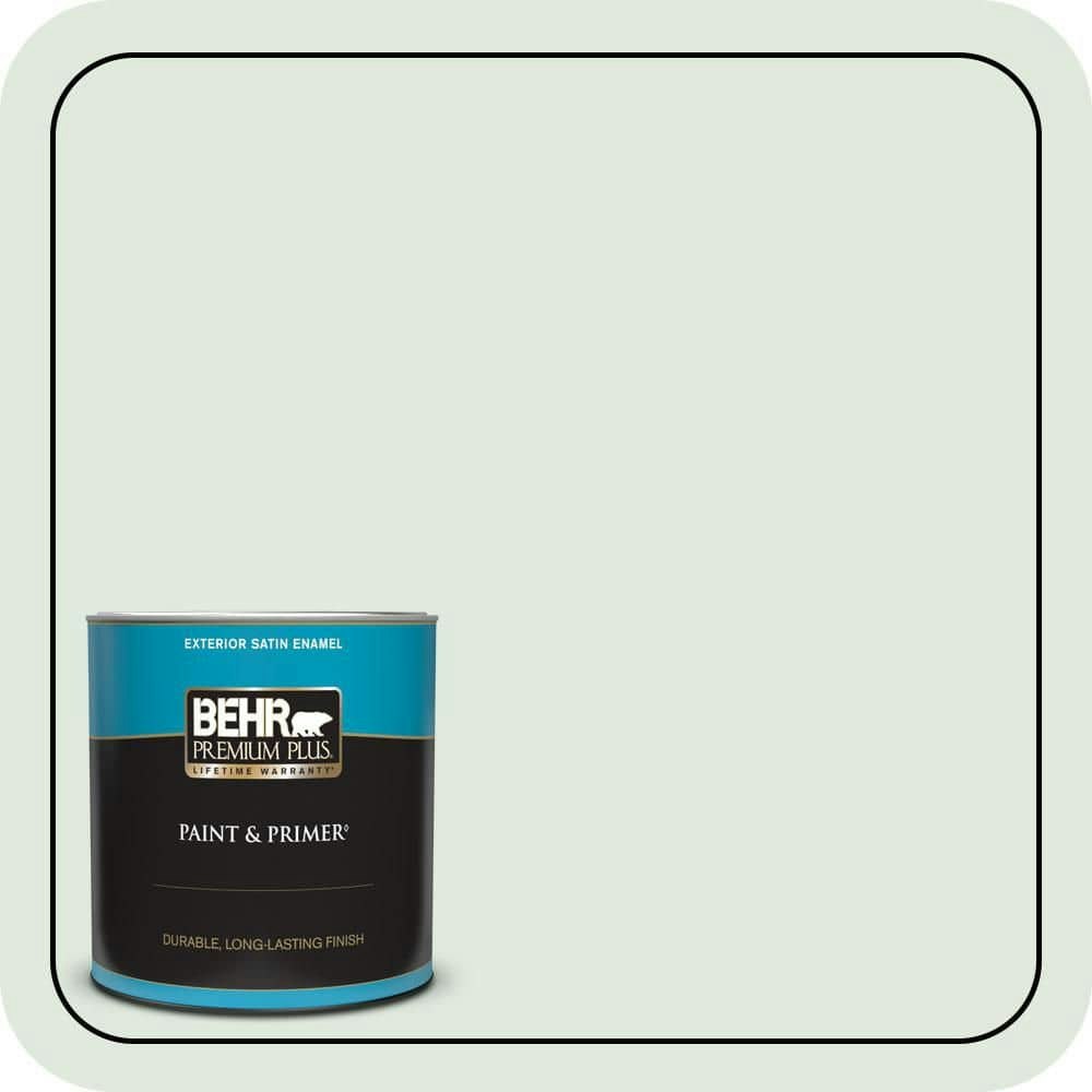 Shimmer Satin Enamel Exterior Paint & Primer 1-Quart Can: $24.98