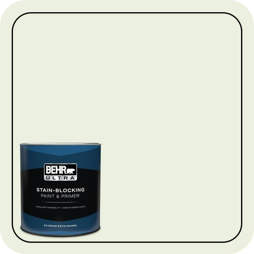 Glisten Green Satin Enamel Exterior Paint & Primer 1-Quart: $29.98