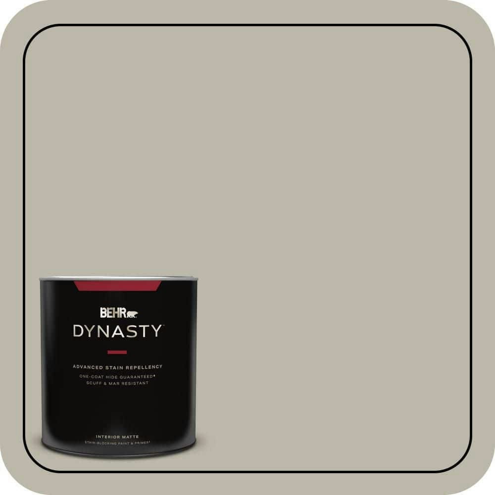 Home Decorators Collection Grey Mist 1-Quart Matte Interior Paint & Primer: $31.98