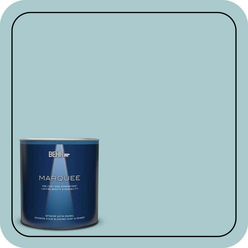 Coastal Surf Satin Enamel Interior Paint & Primer 1-Quart: $28.98 Coastal Surf Satin Enamel Interior Paint & Primer 1-Quart: $28.98