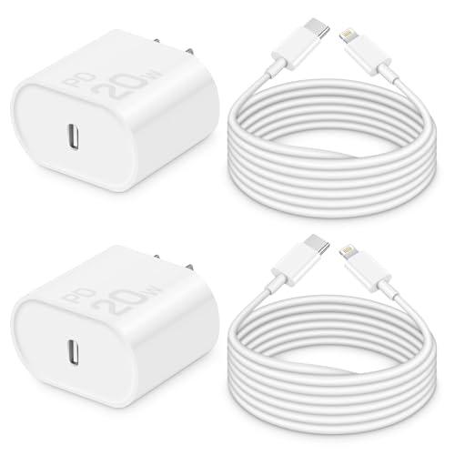 Cxx 10-Foot iPhone Charger and 20W USB-C Power Adapter 2-Pack: $9.98