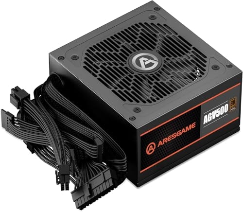 Aresgame AGV Series 500W 80 Plus Bronze Power Supply: $37.99