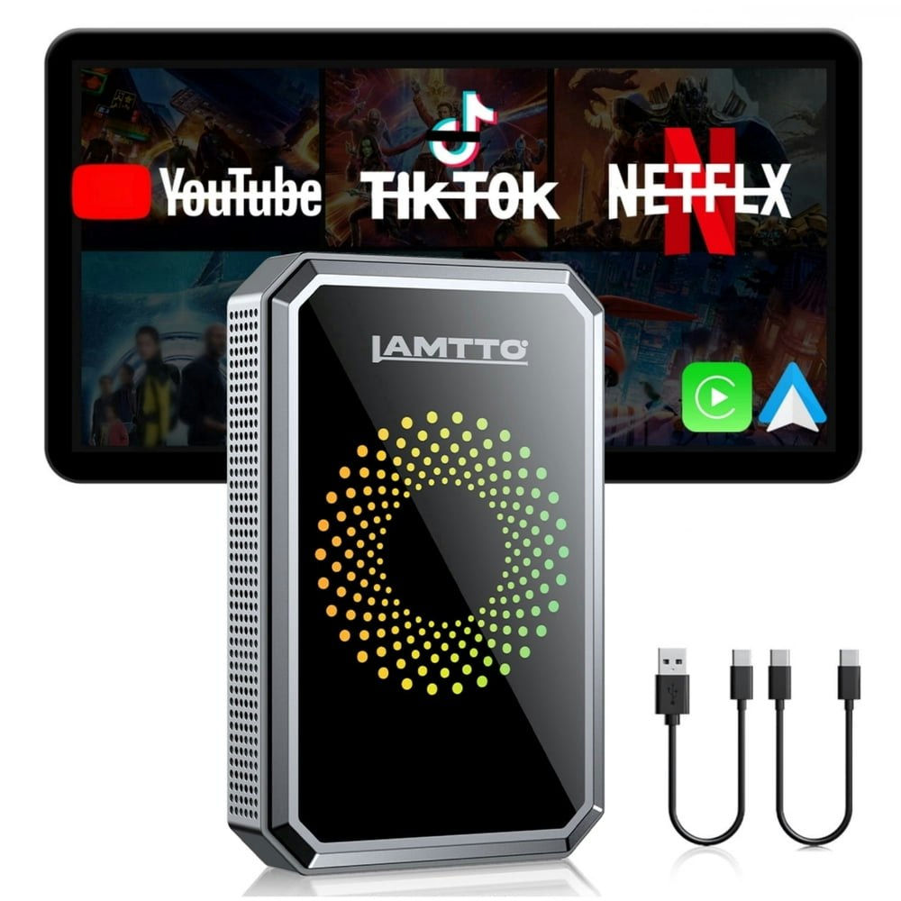 Lamtto 3-in-1 Wireless CarPlay and Android Auto AI Box: $69.99 Lamtto 3-in-1 Wireless CarPlay and Android Auto AI Box: $69.99