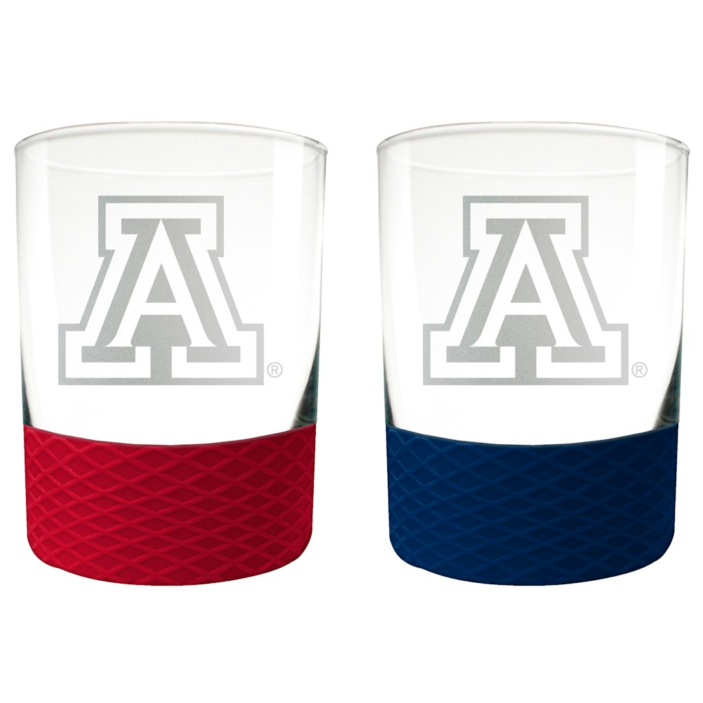 Arizona Wildcats 14oz. Rocks Glass 2-Piece Set: $39.99