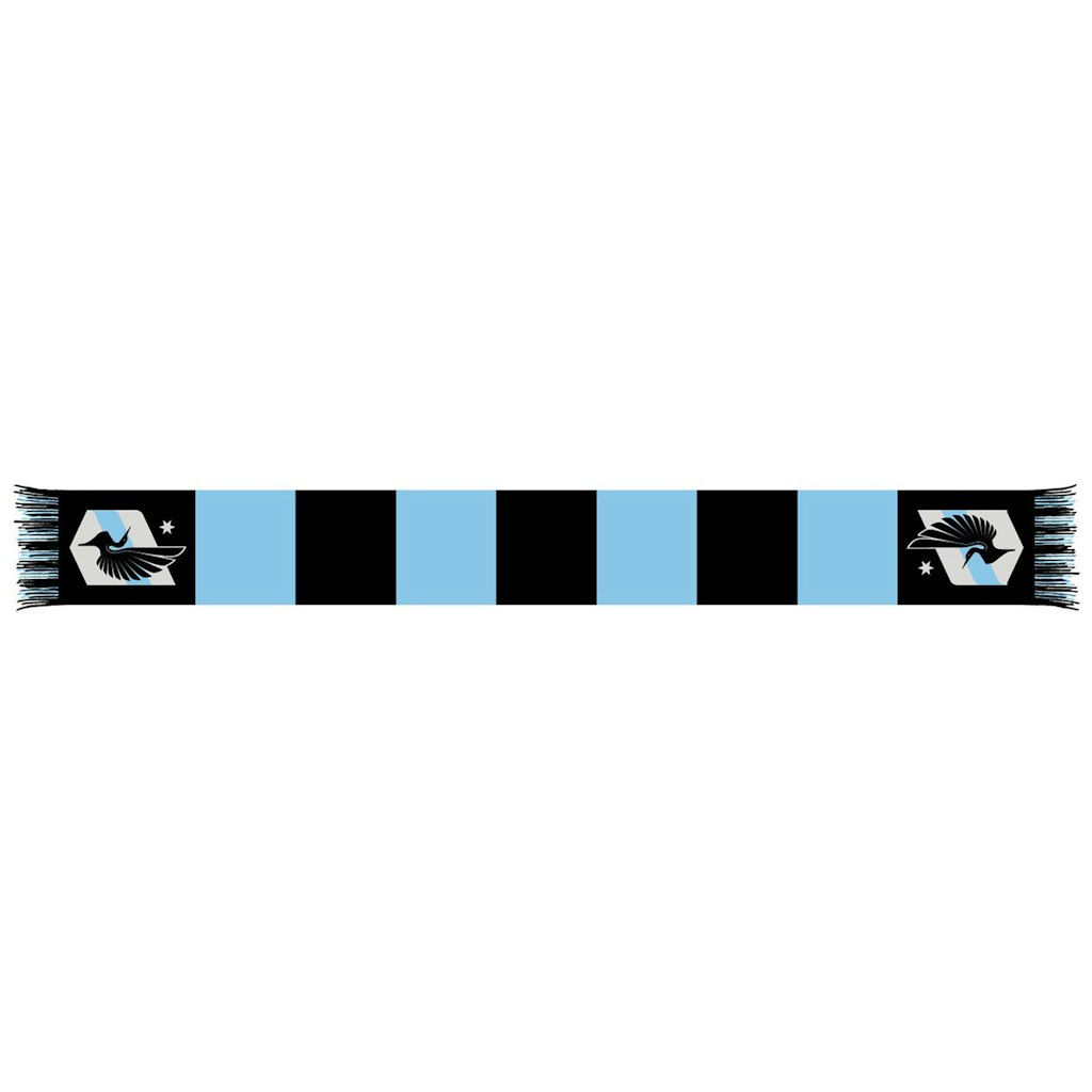 Minnesota United FC Team Bar Knit Scarf: $39.99 Minnesota United FC Team Bar Knit Scarf: $39.99