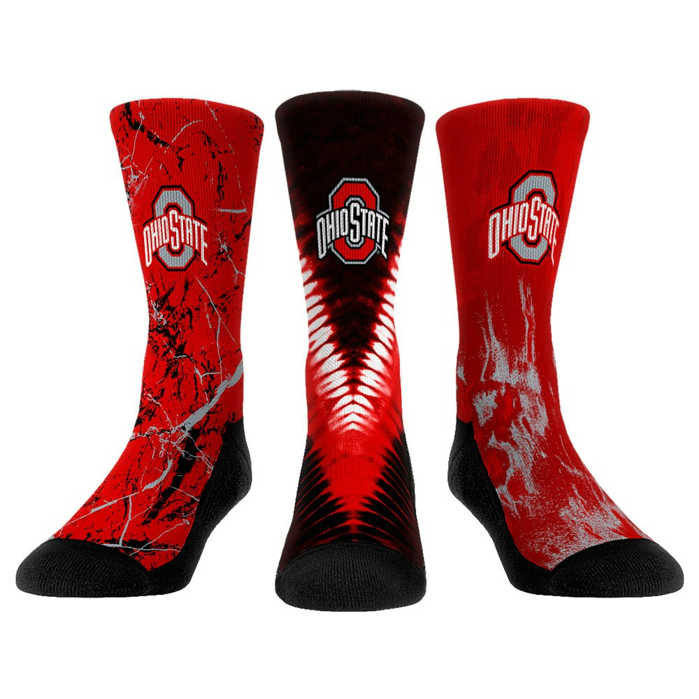 Ohio State Buckeyes Crew Socks 3-Pack: $64.99