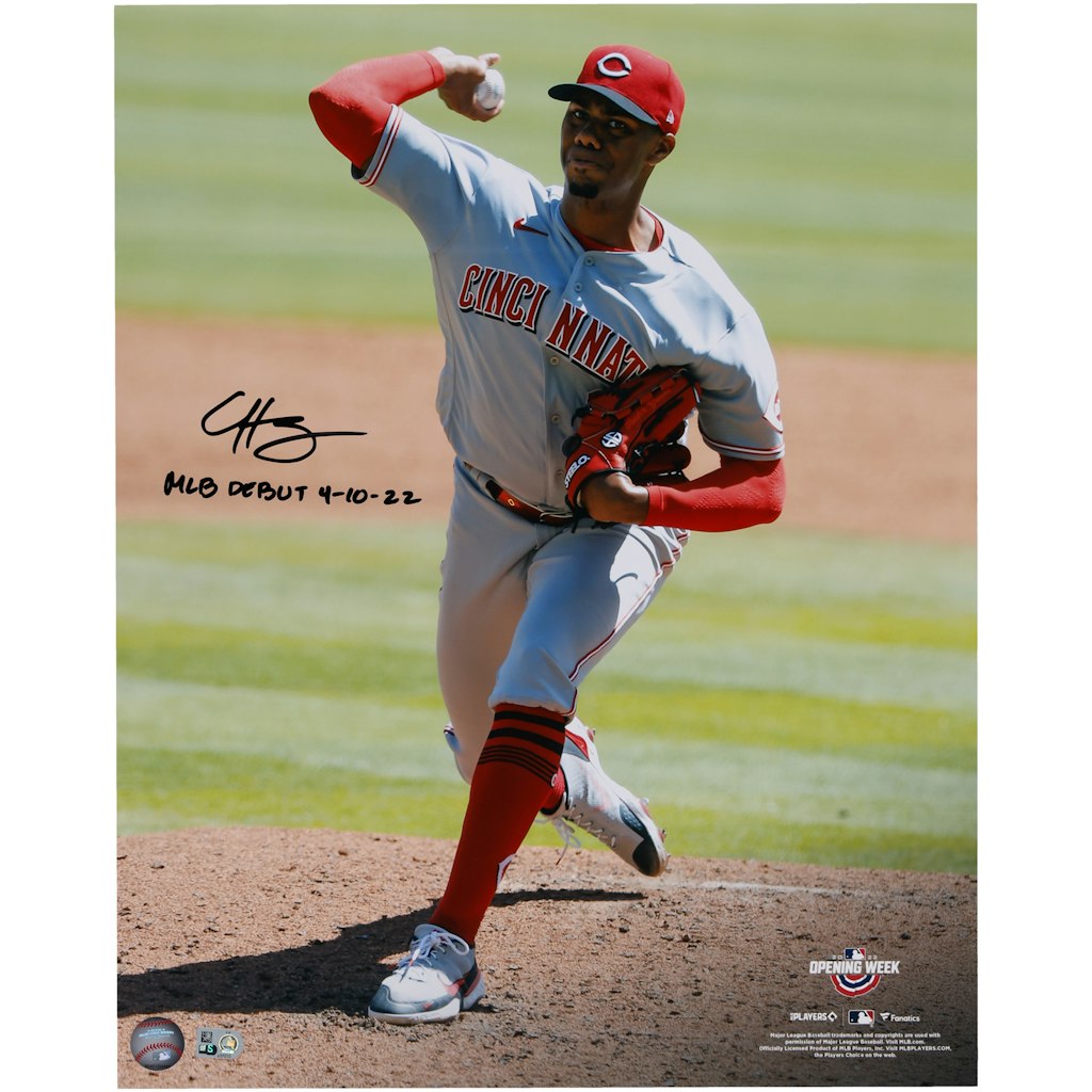 Hunter Greene Autographed 16" x 20" MLB Debut Photograph: $109.99