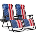 Best Choice Products Zero Gravity Lounge Chairs for 2 for $70 + free shipping
