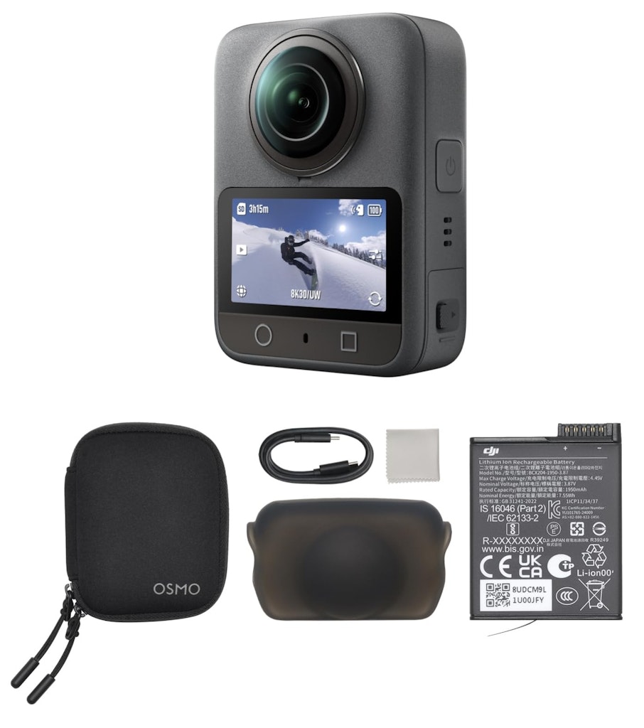 DJI Osmo 360 Standard Combo 1" Action Camera: $357