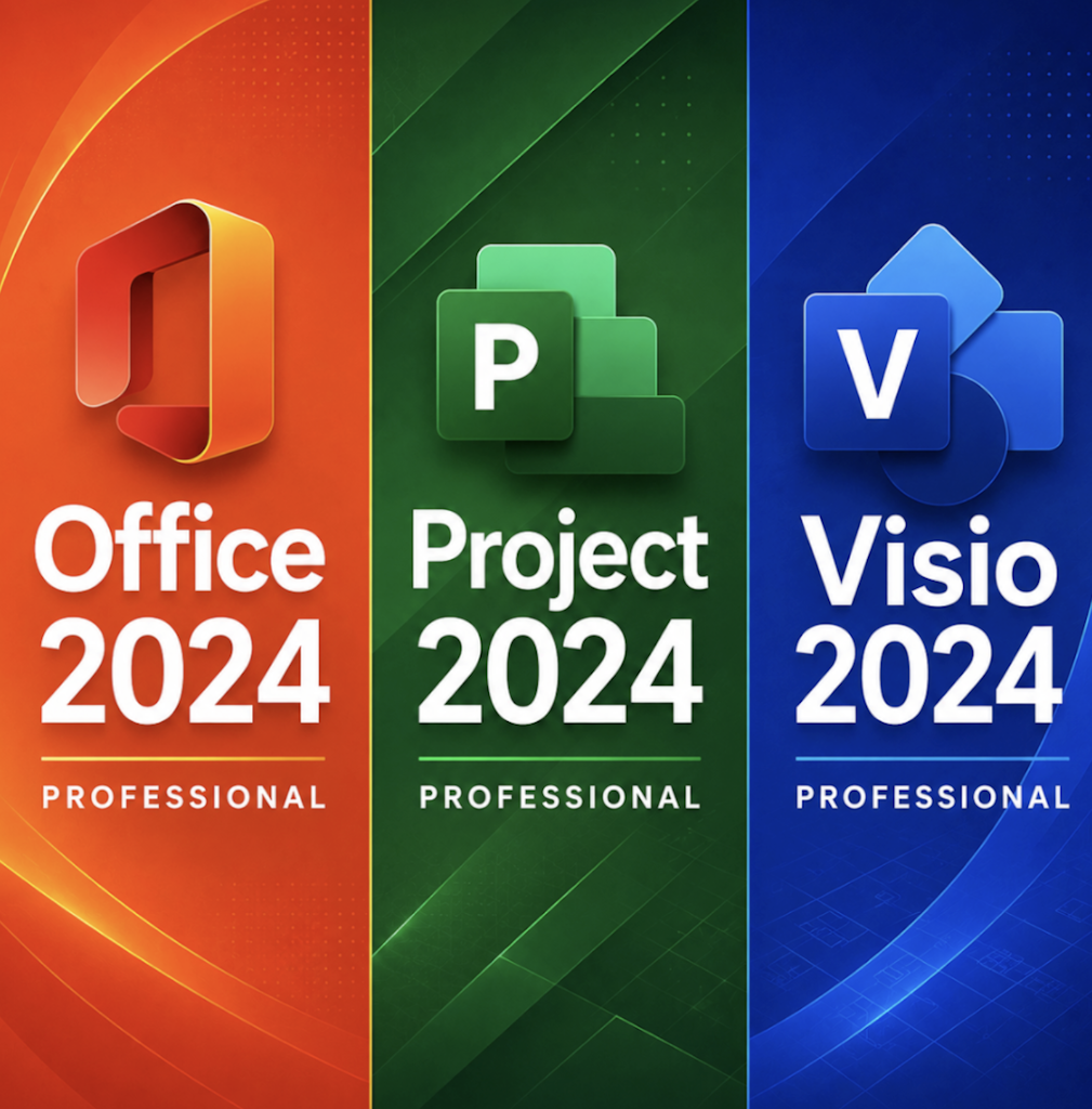 Microsoft Office Pro 2024 + Microsoft Project Pro 2024 + Microsoft Visio Pro 2024 1-PC Lifetime Bundle: $25 Microsoft Office Pro 2024 + Microsoft Project Pro 2024 + Microsoft Visio Pro 2024 1-PC Lifetime Bundle: $25