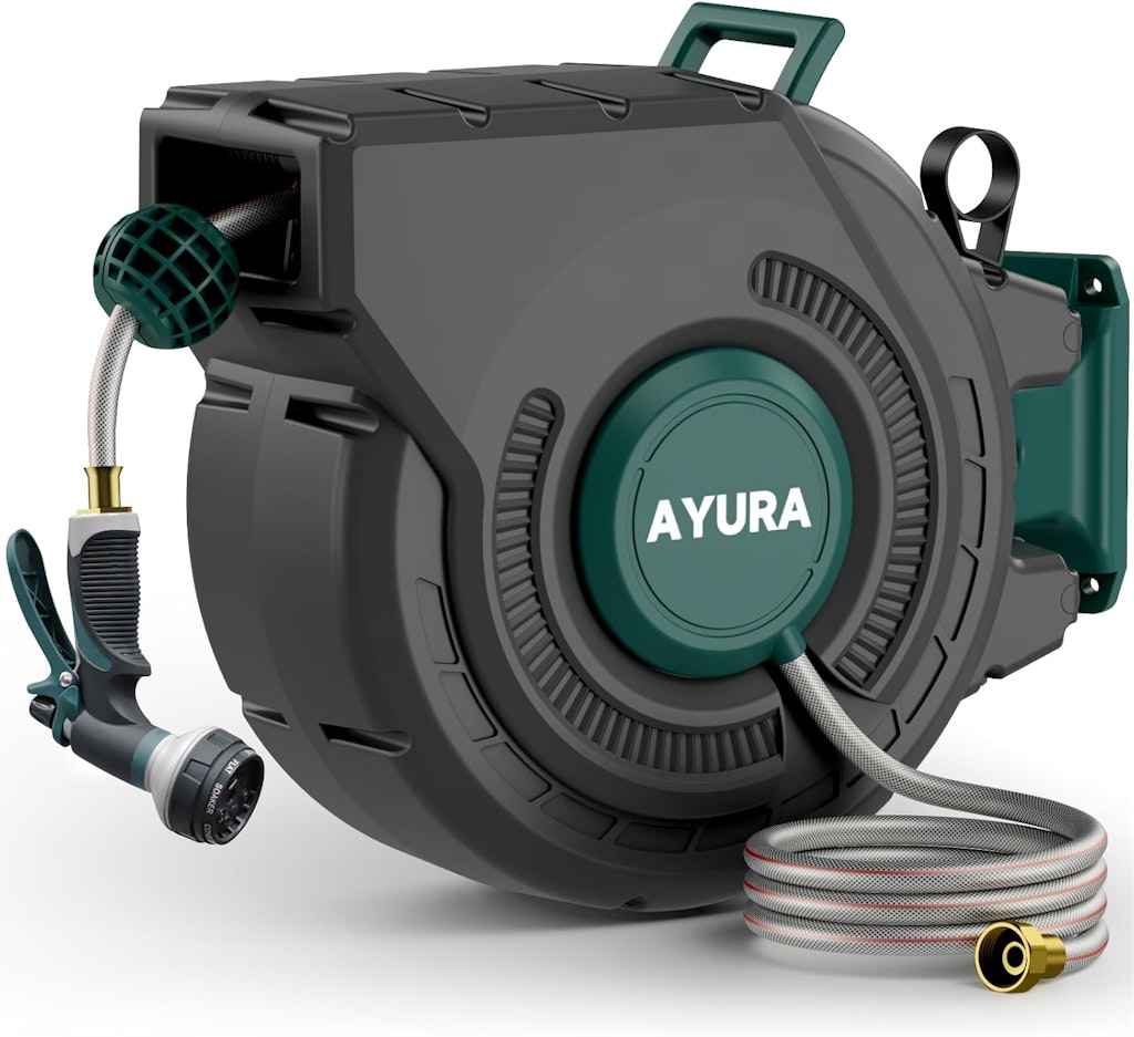 Ayura 100-Foot Retractable Garden Hose Reel: $93.07
