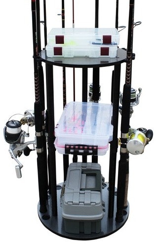 Rush Creek Creations 17-Rod Fishing Rod Holder: $24