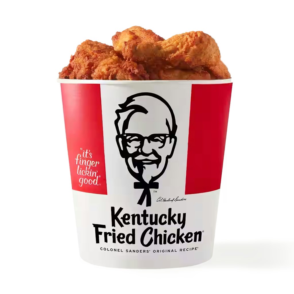 KFC 12-Piece Chicken Bucket: $15