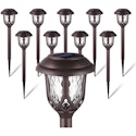 Solar Pathway Lights 10-Pack for $29.99 + free shipping